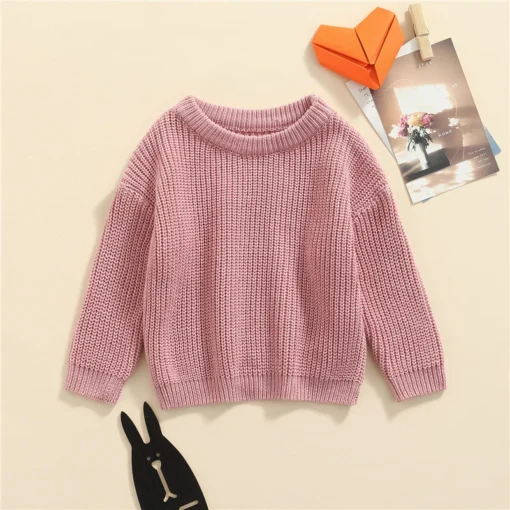 Suefunskry Newborn Baby Knitted Long Sleeve Autumn Winter Sweater - Image 116