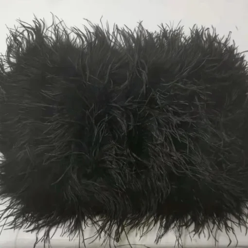 Ostrich Feather Mini Skirt - Image 59