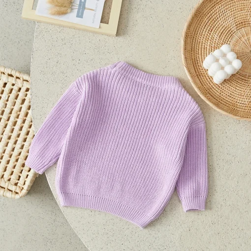 Suefunskry Newborn Baby Knitted Long Sleeve Autumn Winter Sweater - Image 65