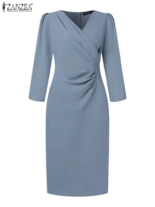 ZANZEA Elegant Summer Sundress - Image 5