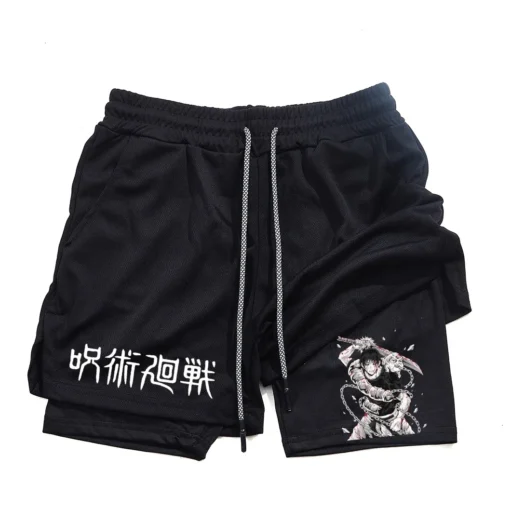 Anime Performance Shorts Toji Printed - Image 14