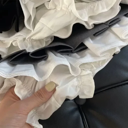 Mooyufon Ruffles Mini Skirt - Image 6