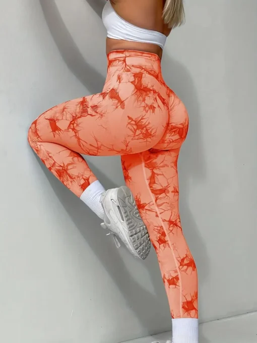 Women's Tie-Dye Yoga Pants - Image 25