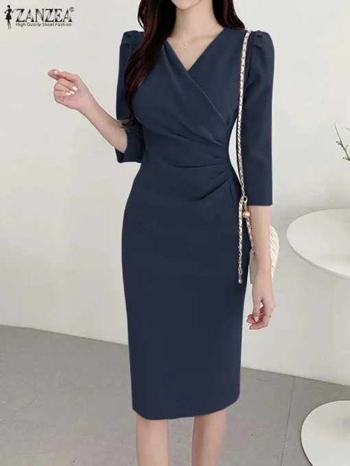 ZANZEA Elegant Summer Sundress - Image 3