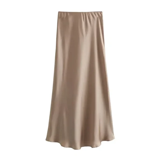 TRAF Satin High Waist Skirt - Image 10