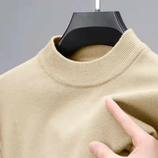 Half Turtleneck Knitwear Sweater - Image 7