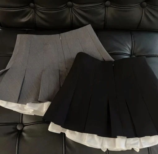 Mooyufon Ruffles Mini Skirt - Image 9