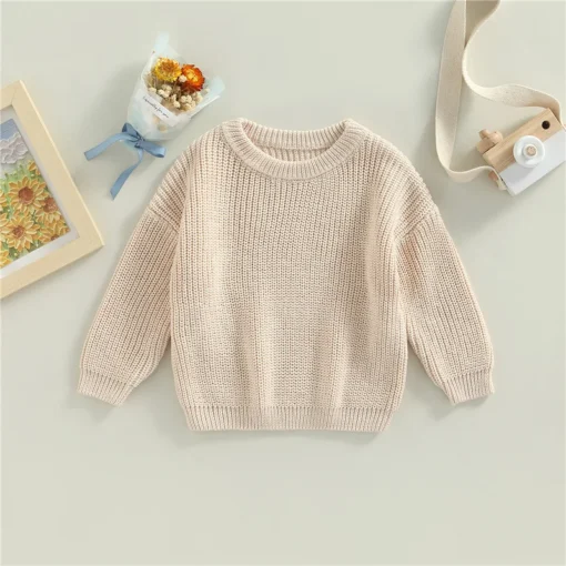 Suefunskry Newborn Baby Knitted Long Sleeve Autumn Winter Sweater - Image 76
