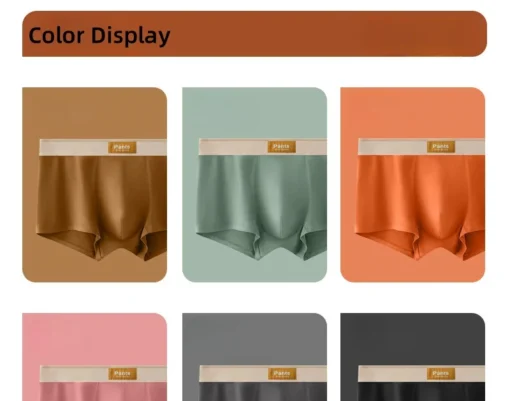 3pcs Men Cotton Boxer Shorts - Image 15