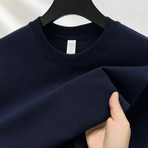 pure cotton summer high-end men's short sleeve T-shirt - Image 14