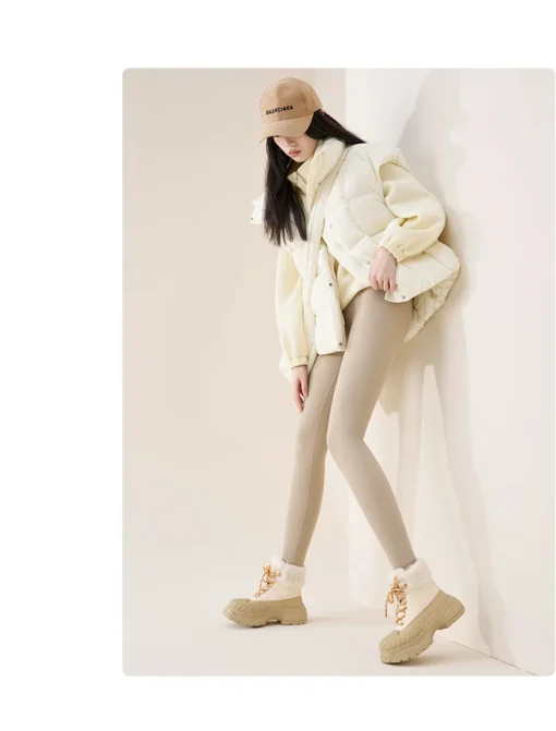 BIVIGAOS High Waist Fleece Leggings - Image 45