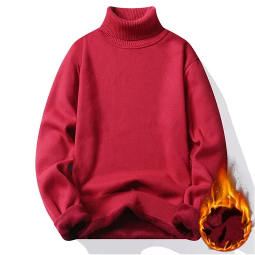 Men's Turtleneck Sweater - Image 7