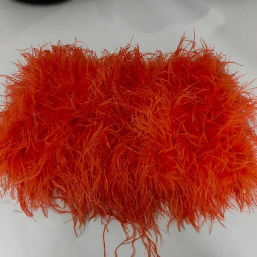 Ostrich Feather Mini Skirt - Image 17