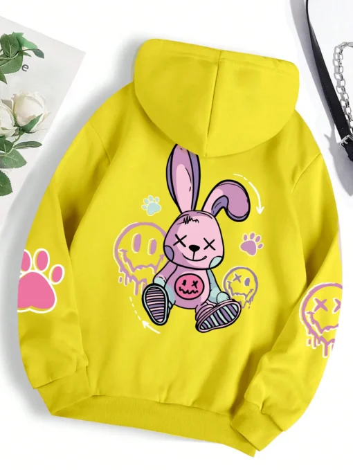 Hip Hop Printed Hoodie - Image 9
