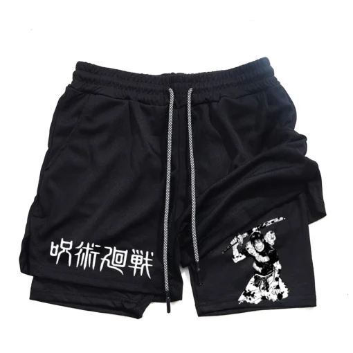 Anime Performance Shorts Toji Printed - Image 22