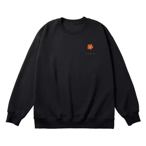 Flowers Cotton Hoodie - Image 11