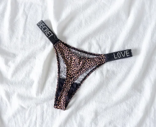 Shiny Rhinestone Thong - Image 15