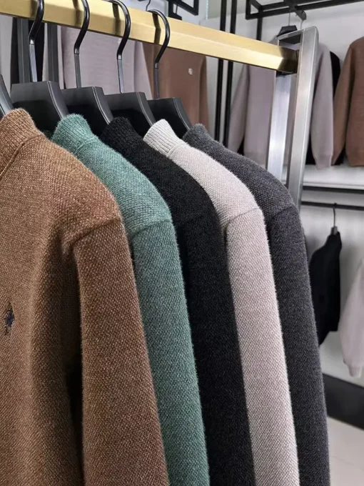 High end luxury round neck sweater - Image 25