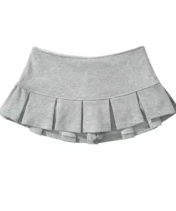 Mooyufon Y2K Pleated Mini Skirt