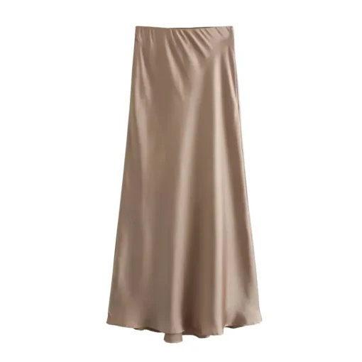 TRAF Satin High Waist Skirt - Image 5