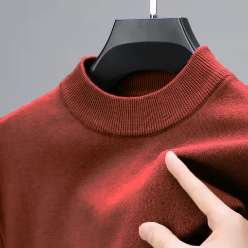 Half Turtleneck Knitwear Sweater - Image 8