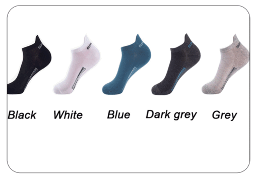 Men's Summer Thin Mesh Breathable Polyester Sports Socks - Image 21