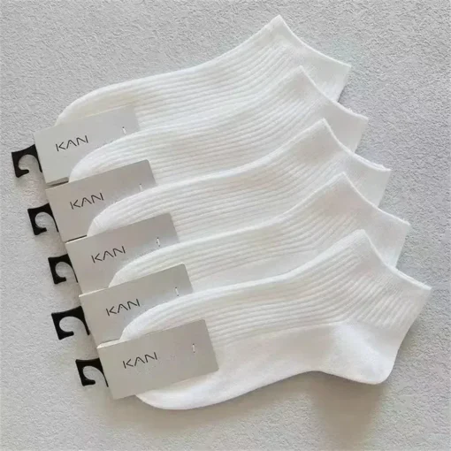 5 Pairs/Pack Ankle Socks - Image 12