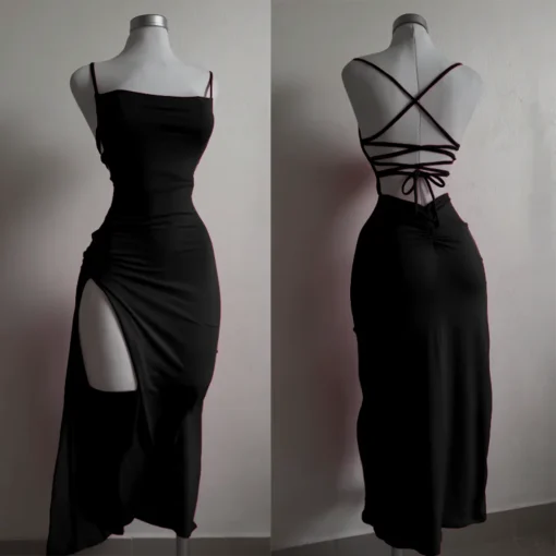Halter Strap Spice Girl Dress - Image 13