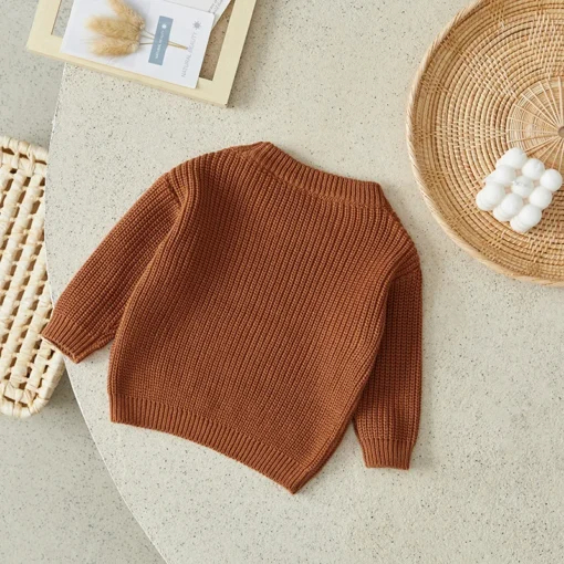 Suefunskry Newborn Baby Knitted Long Sleeve Autumn Winter Sweater - Image 72