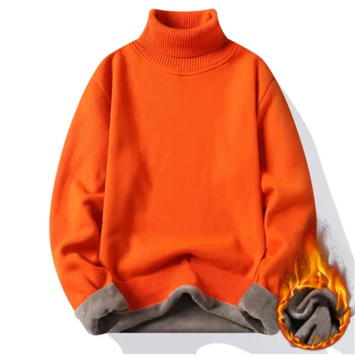 Men's Turtleneck Sweater - Image 3