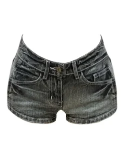 Y2k Low Rise Jean Shorts