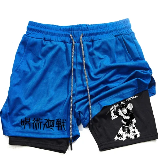 Anime Performance Shorts Toji Printed - Image 8