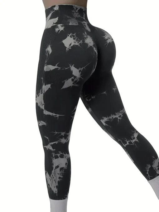 Women's Tie-Dye Yoga Pants - Image 8