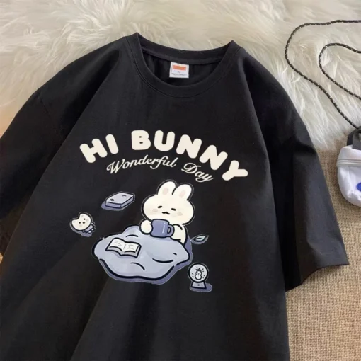 Retro Oversize Bunny T-shirt - Image 4