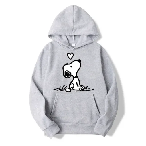 Pullover Snoopy Hoodie - Image 3