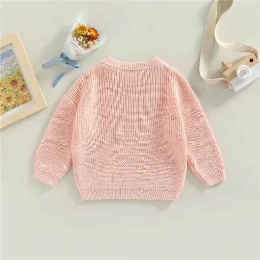 Suefunskry Newborn Baby Knitted Long Sleeve Autumn Winter Sweater - Image 86