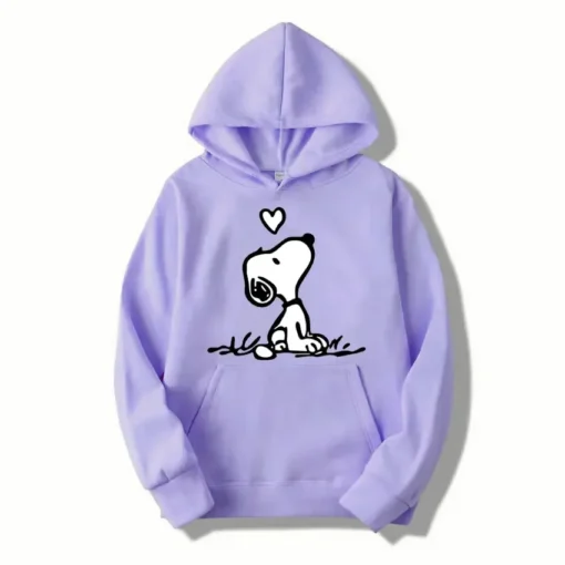 Pullover Snoopy Hoodie - Image 6