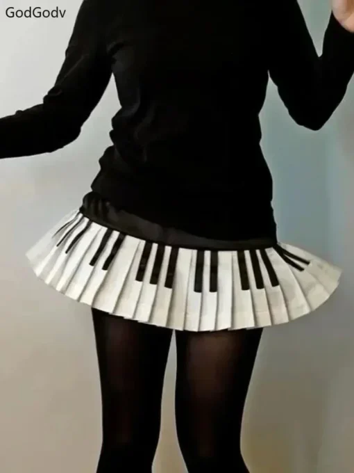 Chic Piano Skirt - Image 13