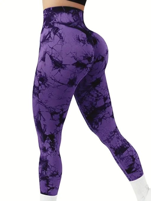 Women's Tie-Dye Yoga Pants - Image 12