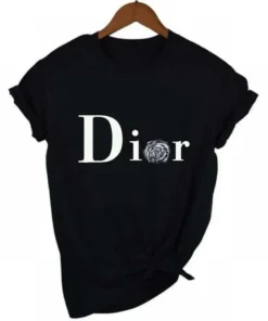 Letter Printed Short Sleeved Shirt