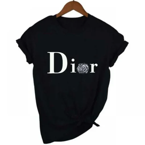 Letter Printed Short Sleeved Shirt