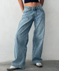 Y2K Baggy Jeans With Pockets
