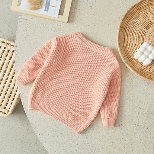 Suefunskry Newborn Baby Knitted Long Sleeve Autumn Winter Sweater - Image 43