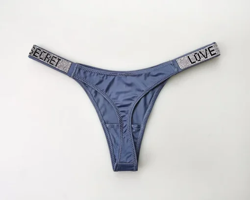 Shiny Rhinestone Thong - Image 28