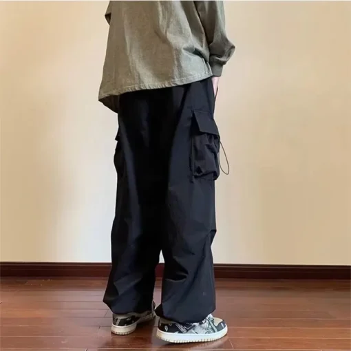 2025 Overalls Multi-Pocket American Hiphop Pants - Image 2
