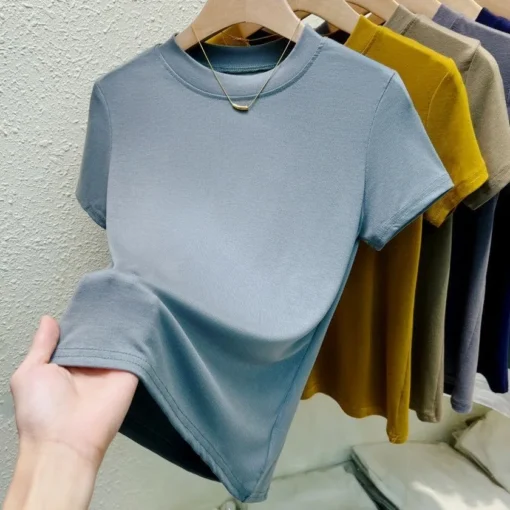 Crew Neck Fashion T Shirt - Image 8