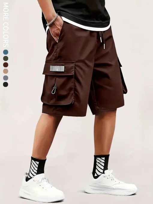 Men's Cargo Shorts For Outdoor Travels - Image 4