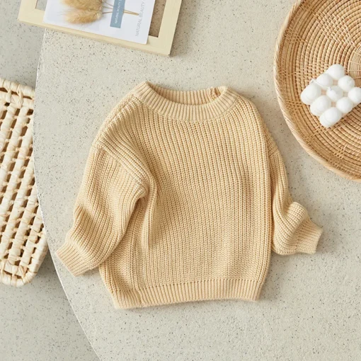 Suefunskry Newborn Baby Knitted Long Sleeve Autumn Winter Sweater - Image 39
