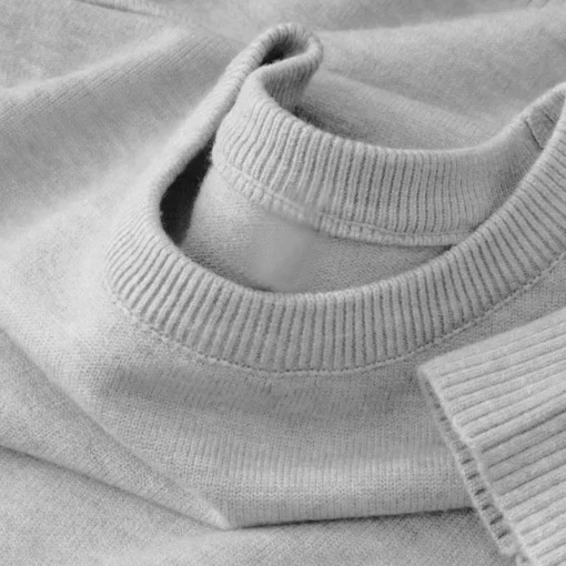 Long Sleeve Knit Pullover Sweater - Image 4