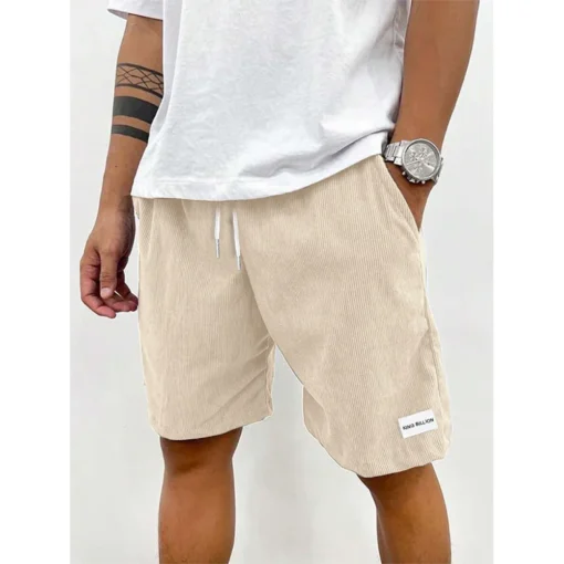 Summer Men Corduroy Sweatpants - Image 6